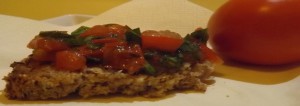 bruschetta illóolajjal