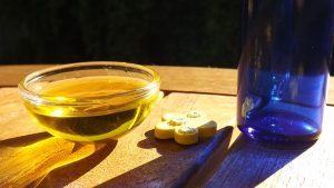 illóolaj keverék gyantásáz után